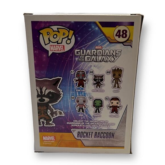 Funko Pop Marvel Guardians Of The Galaxy Rocket Racoon - Picture 4 of 5